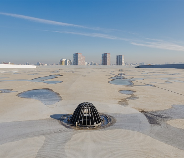Prevent Flat Roof Drainage Issues on Your Commercial Building