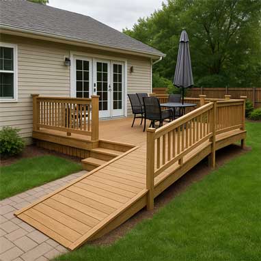 Accessible Deck Design: Safety, Ramps, Materials & Lighting