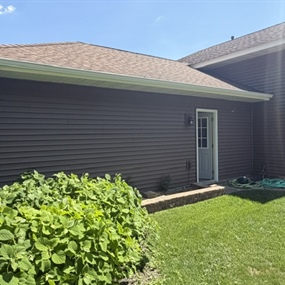 Finished siding replacement project on Cottage Grove home