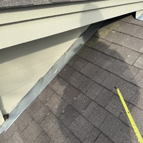 Roof flashing restoration around skylight opening in Maple Grove