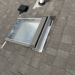 New skylight installed on residential roof in Maple Grove MN