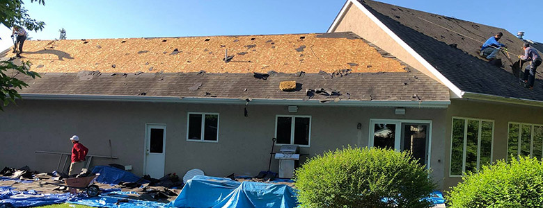 Storm Damage Roof Repair by Roofers of Minnesota
